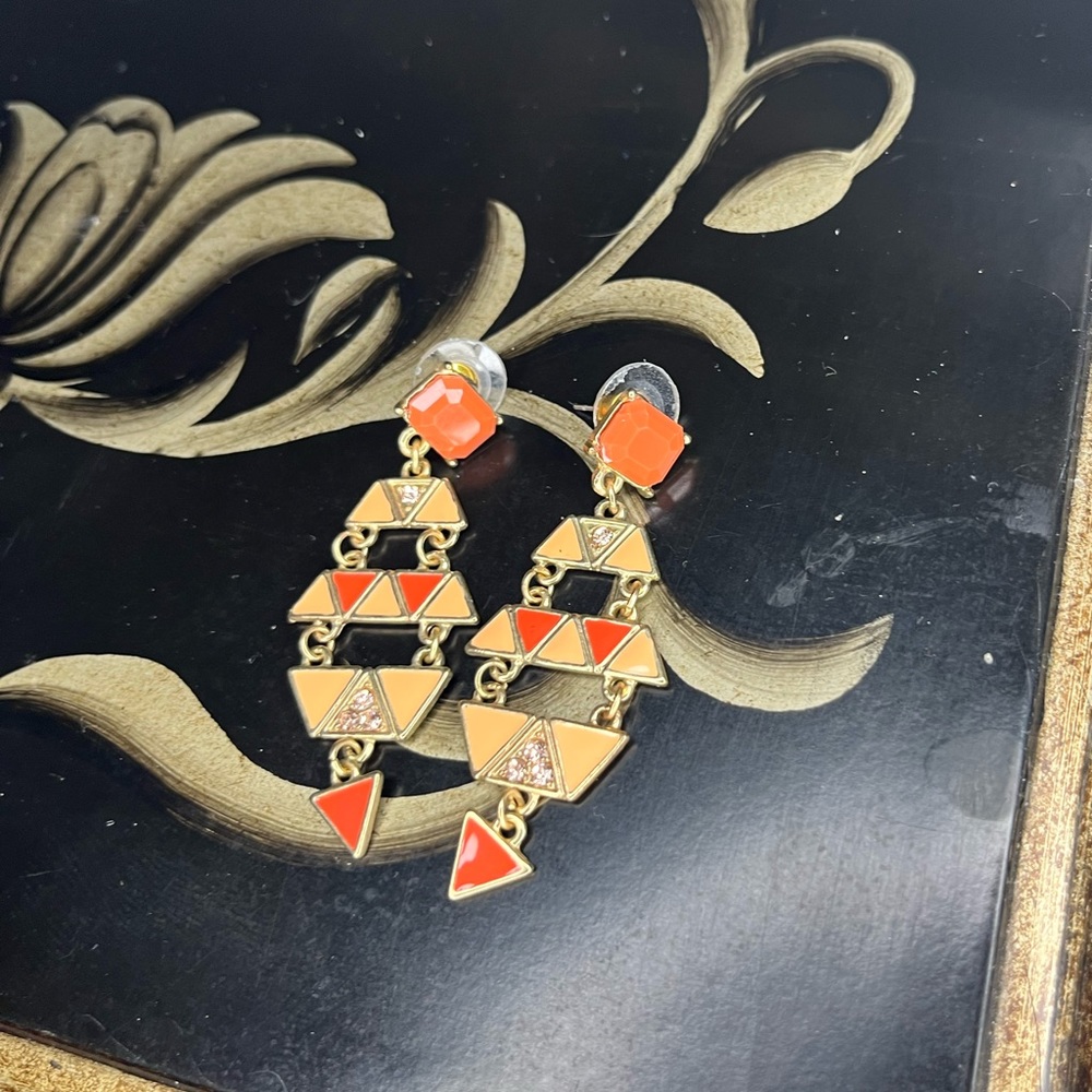Real earrings from India